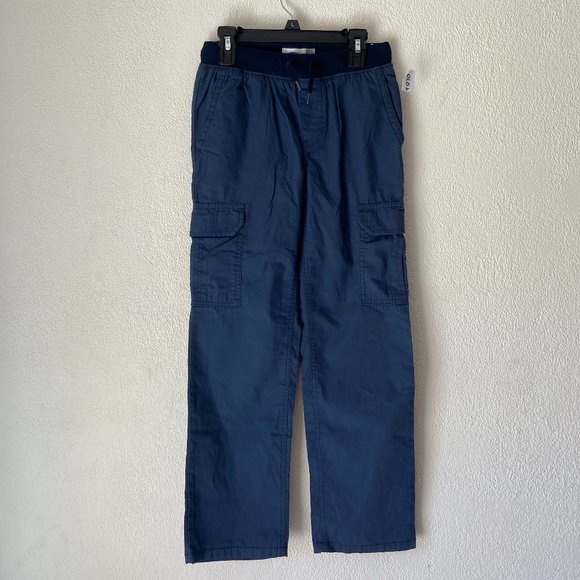 Boys' Comfortable Dark Blue Jogger Pants L/G Old Navy NWT fully lined - Picture 1 of 3